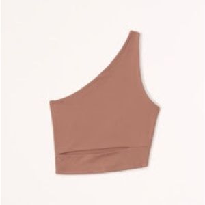 Abercrombie Women's
Double-Layered Seamless Fabric One-Shoulder Cutout Top